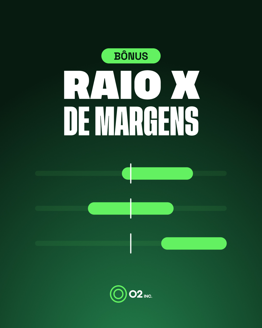 Card do bônus Raio X de Margens